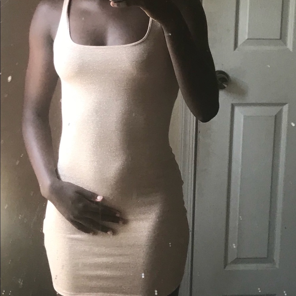 Forever 21 Cream Mini Dress